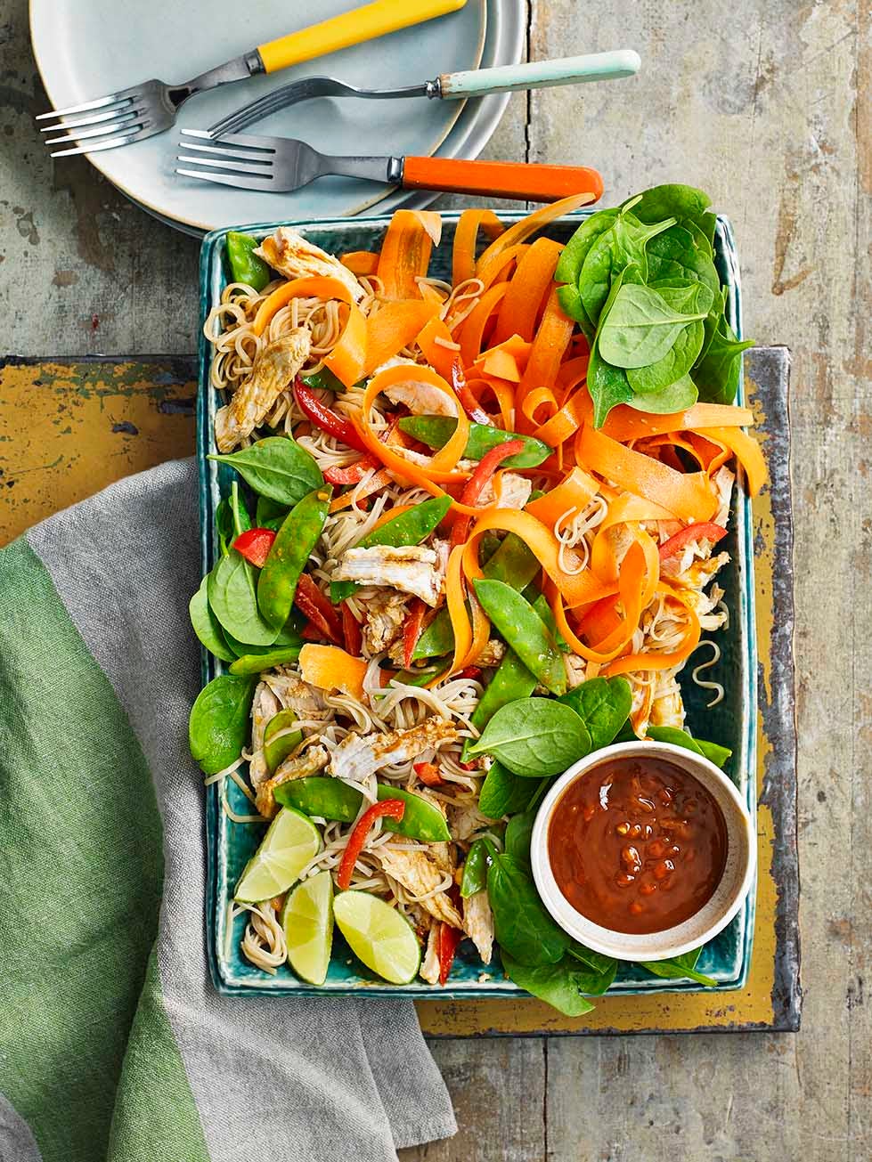 Photo of Chicken satay noodle salad by WW