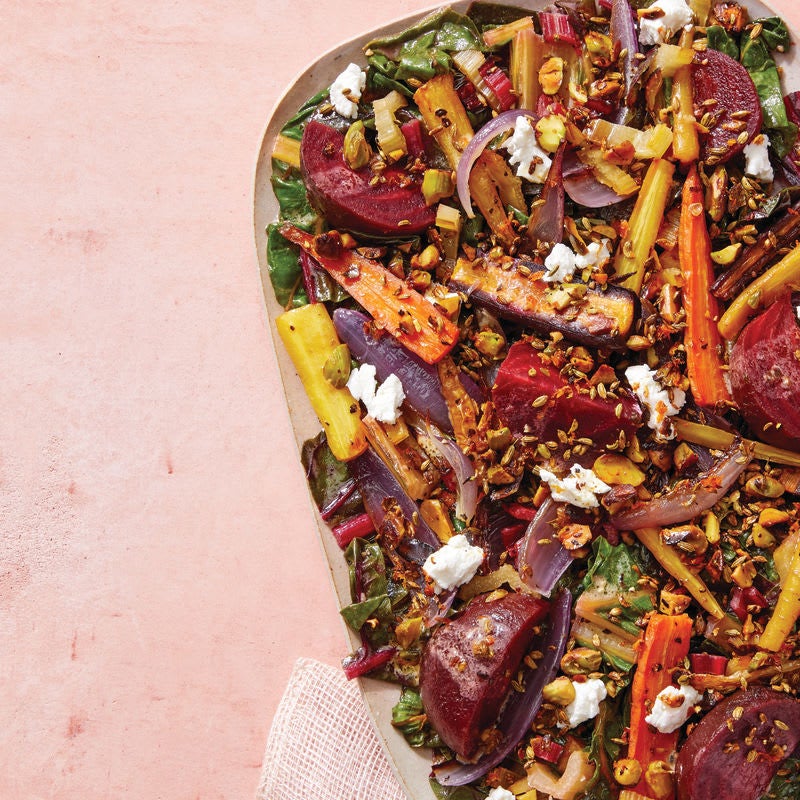 Photo of Roasted beetroot & vegetable salad by WW