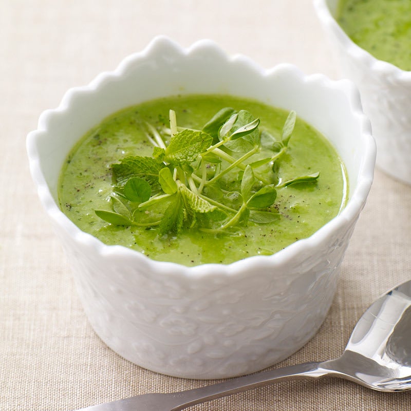 Photo of Courgette, pea & mint soup by WW