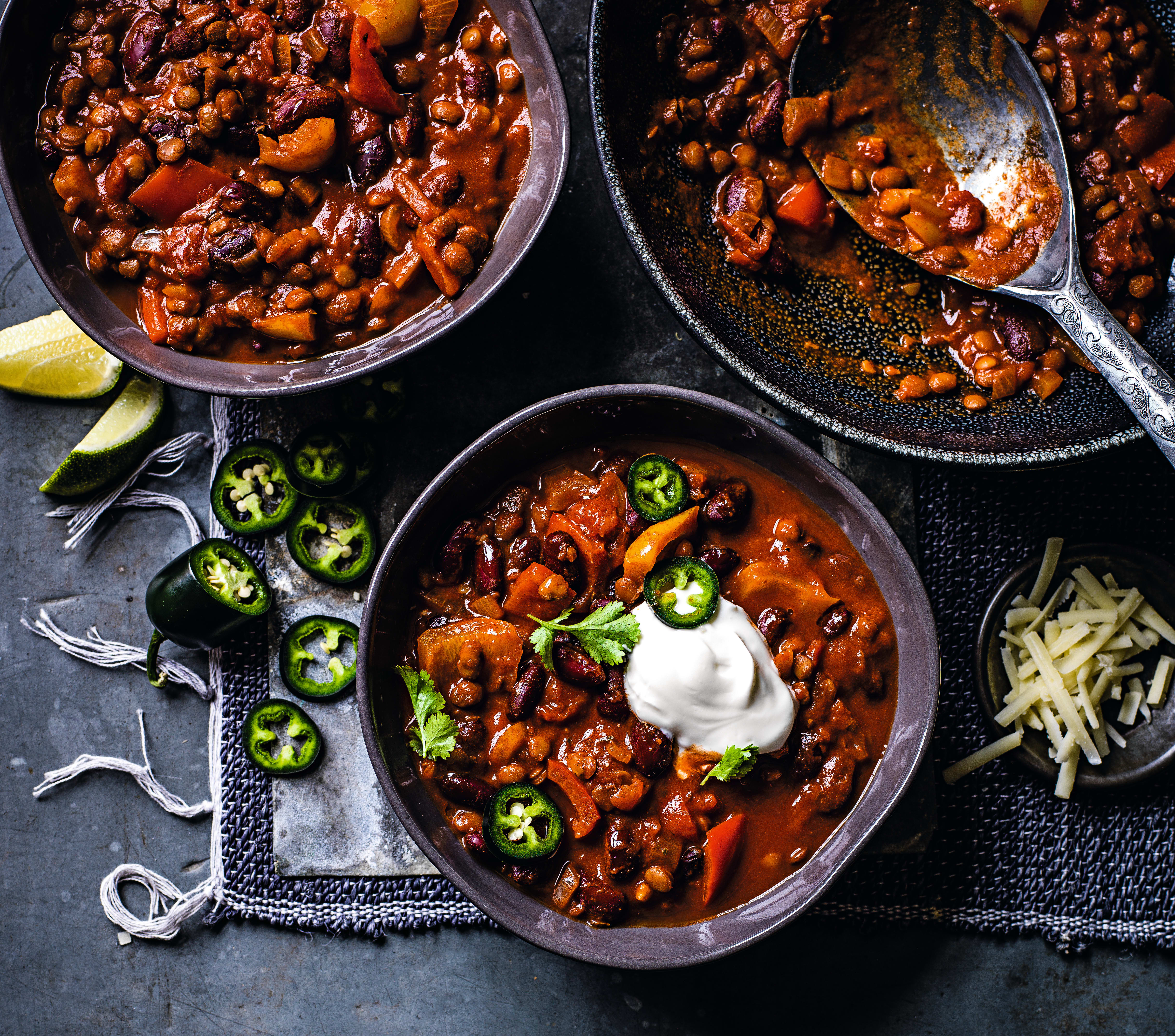 Photo of Bean & lentil chilli by WW