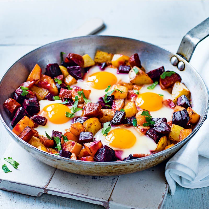 Photo of Beetroot & egg hash by WW