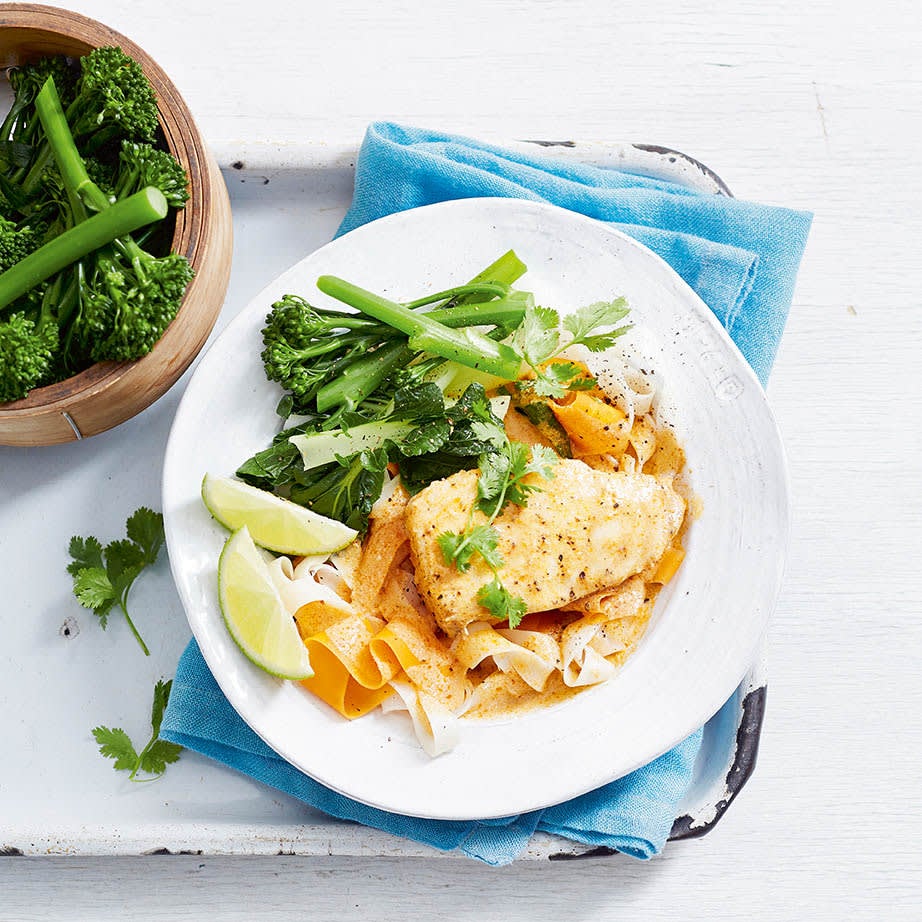 Photo of Red curry cod with noodles by WW