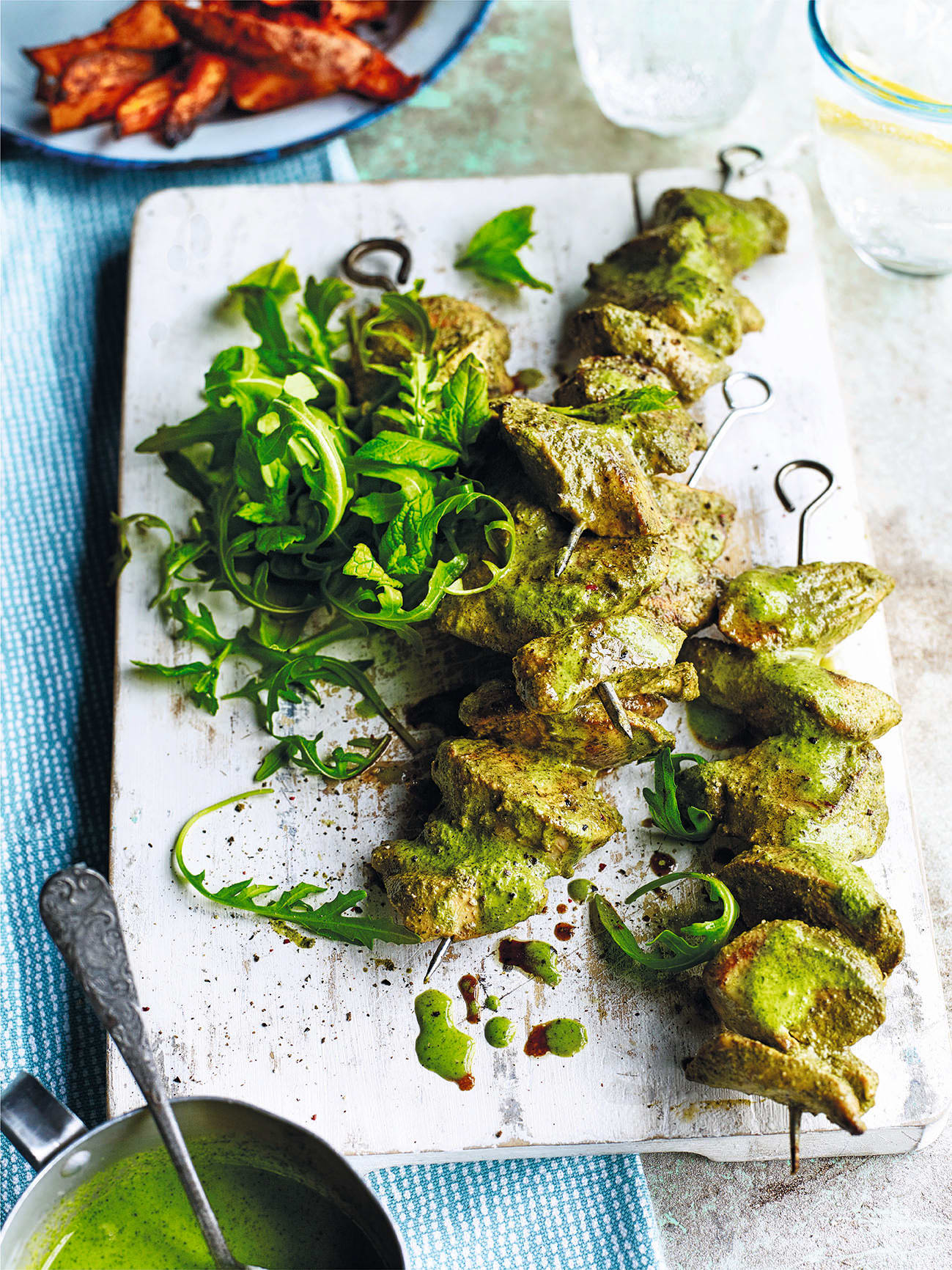 Photo of Watercress, mint and yogurt marinade with chicken by WW