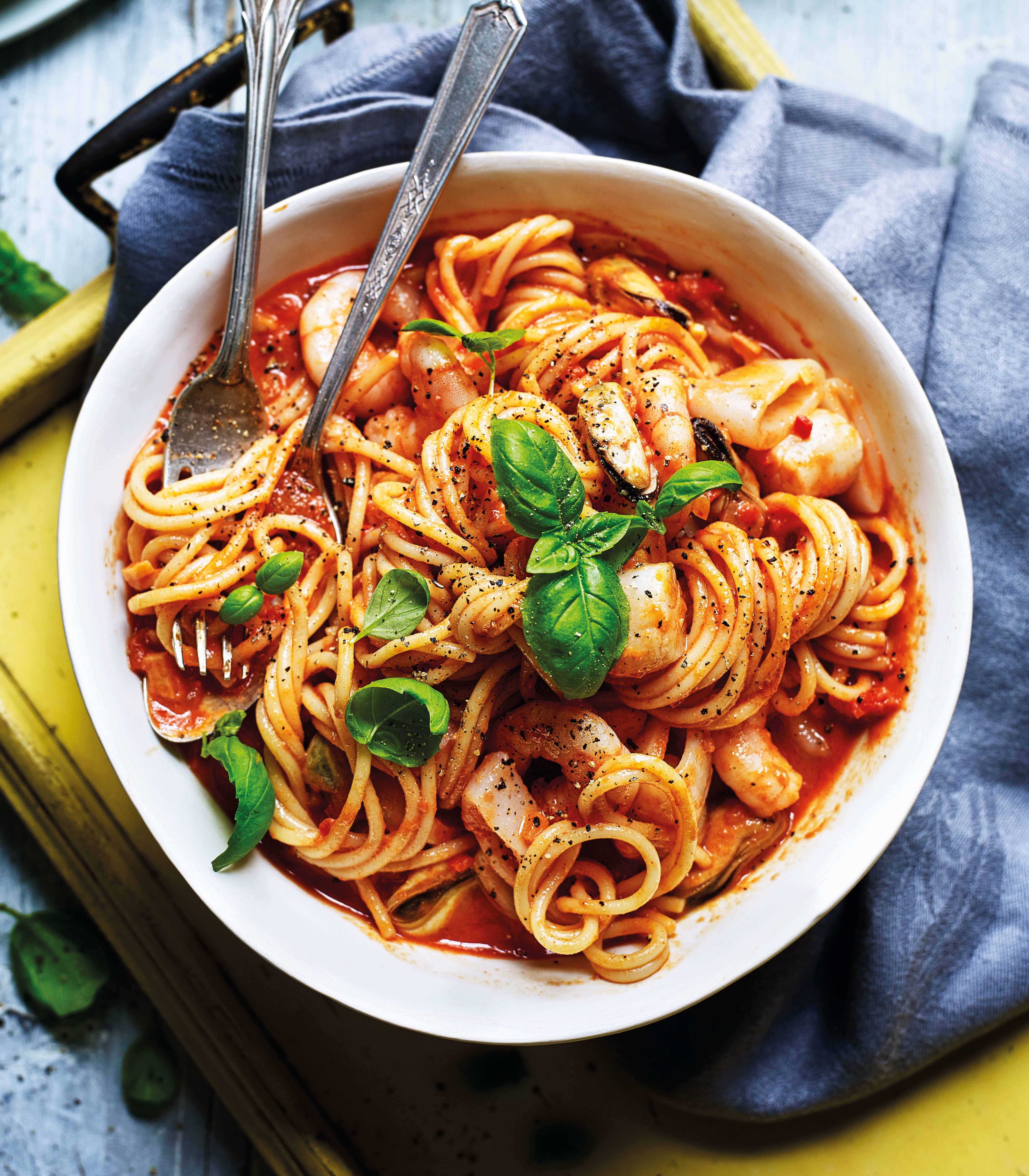 Photo of Quick seafood pasta by WW