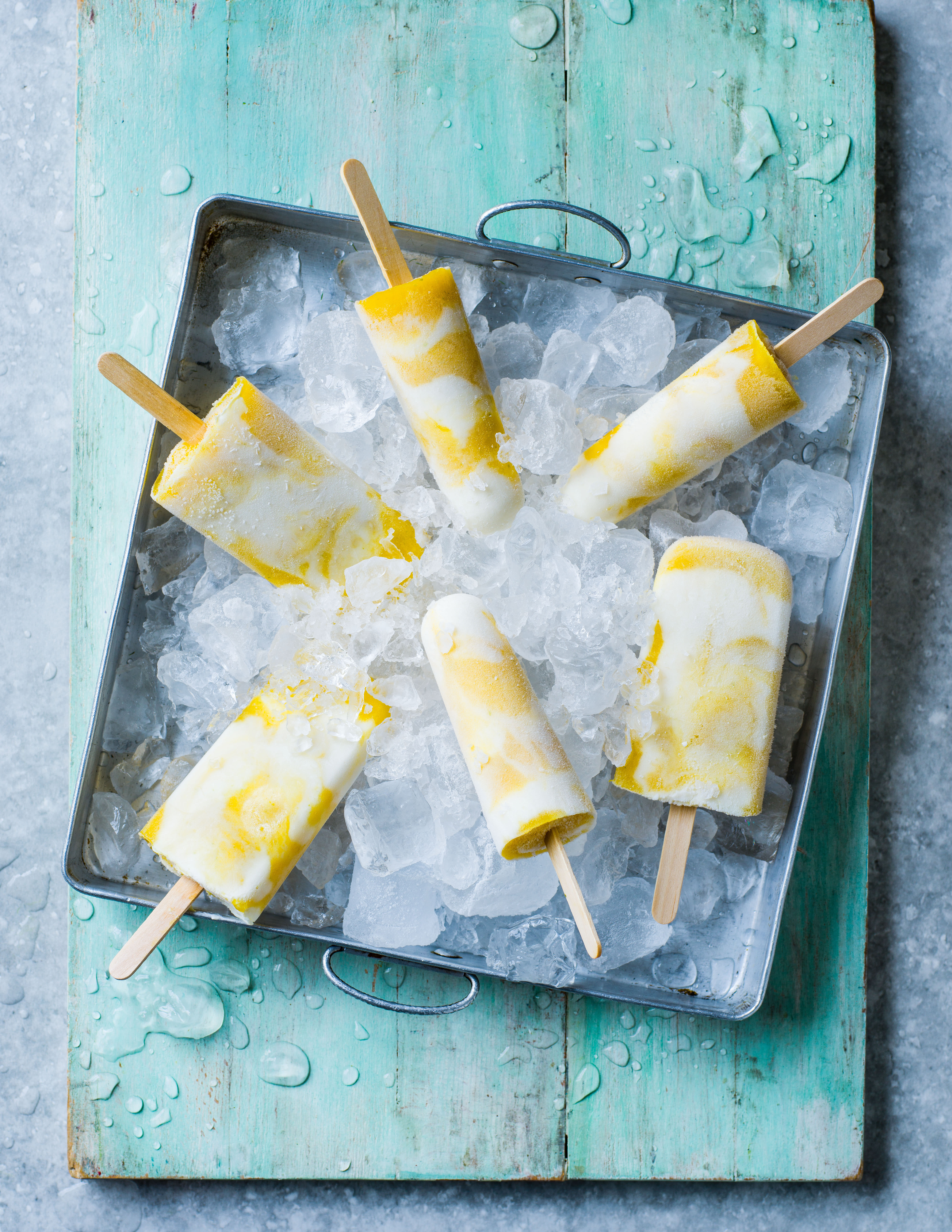 Photo of Mango, lime & yogurt ice lollies by WW